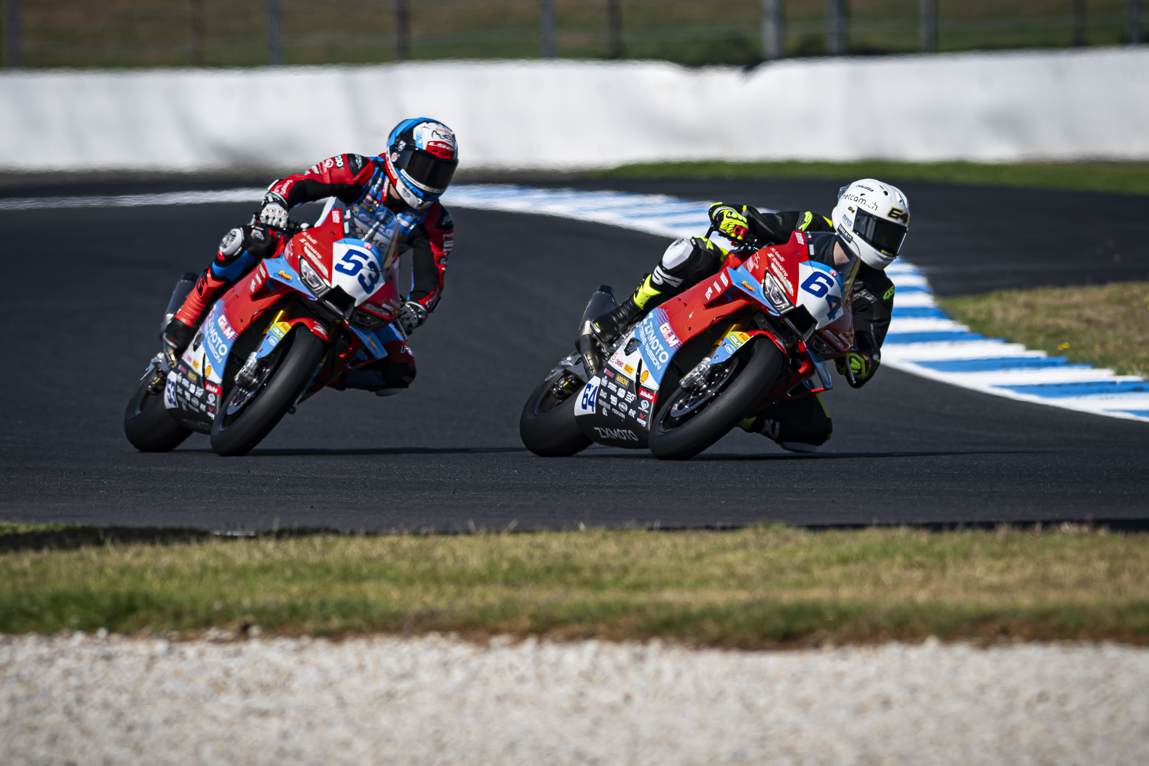 Encouraging progress for ZXMOTO Factory Evan Bros Racing during two days of testing at Phillip Island